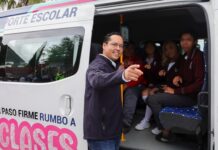 Chepe Guerrero refuerza el Transporte Escolar con monitoreo en tiempo real en Corregidora